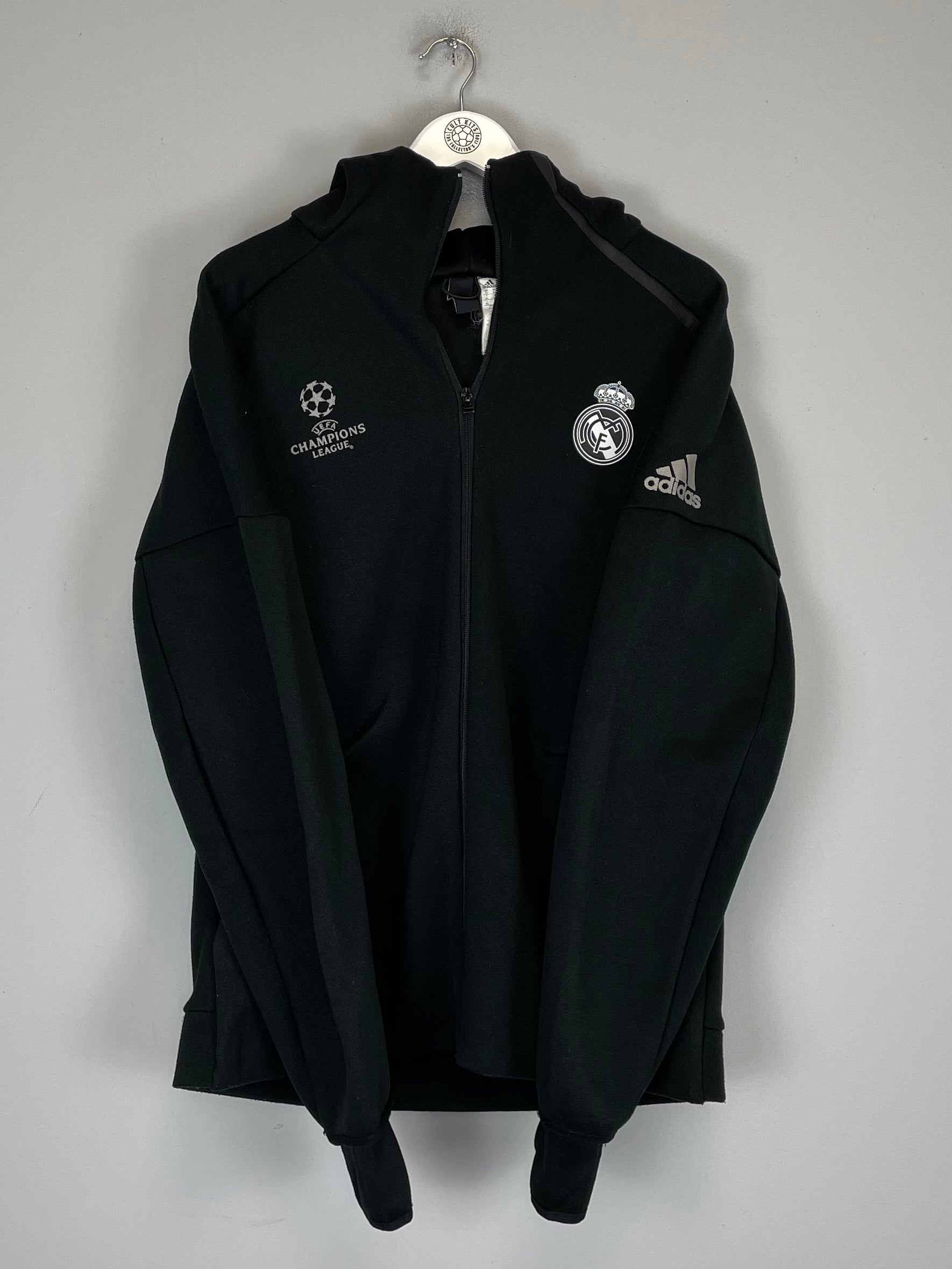 Shop 2016 REAL MADRID TRAINING JACKET C/L (XL) ADIDAS, classic football shirts, vintage football shirts & retro soccer jerseys at Cult Kits