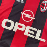 1998/99 AC Milan Maldini #3 Home Shirt (XL) Adidas