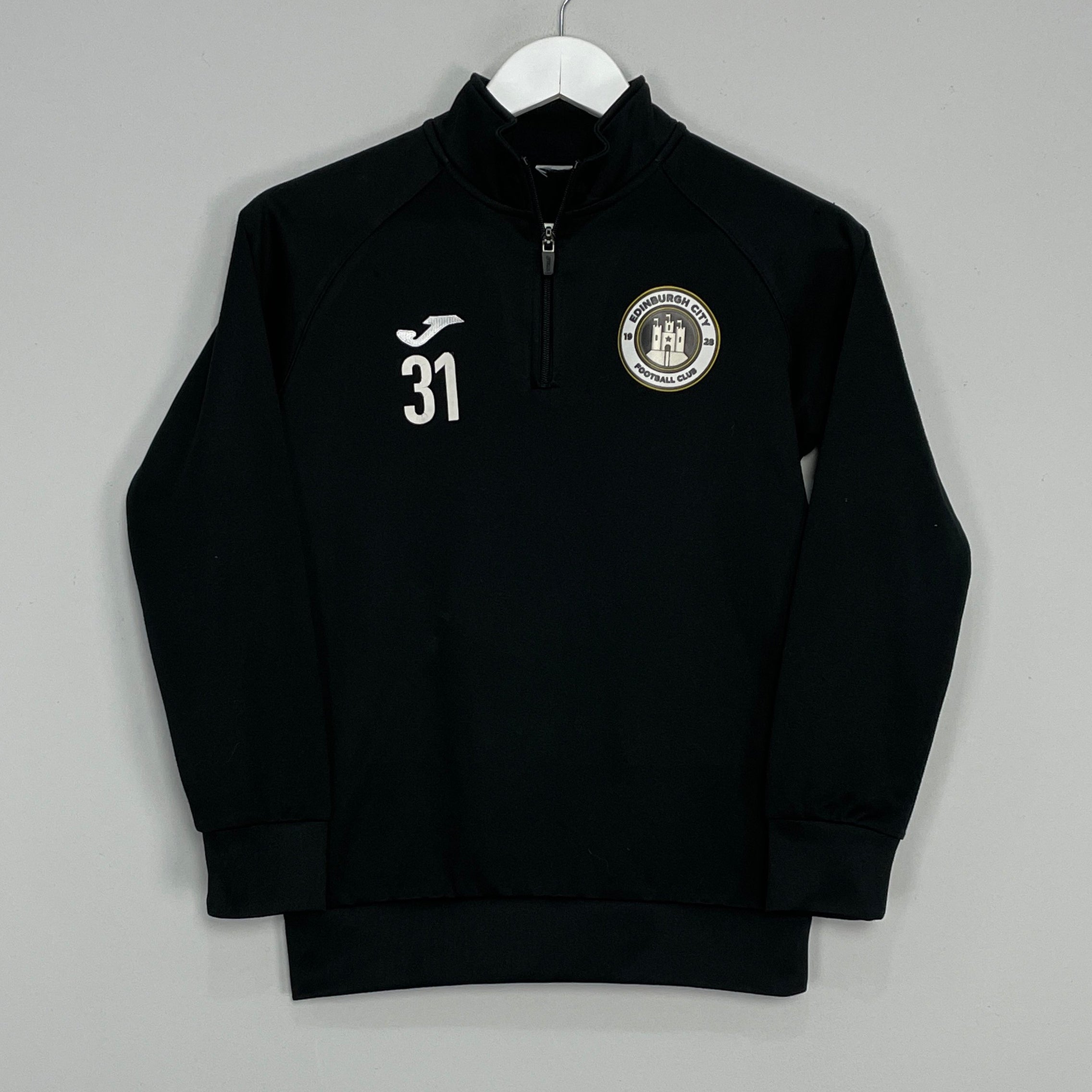 Shop 2017/18 EDINBURGH FC #31 1/4 ZIP JACKET (XS) JOMA, classic football shirts, vintage football shirts & retro soccer jerseys at Cult Kits