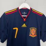 Shop 2010/11 SPAIN DAVID VILLA #7 AWAY SHIRT (S) ADIDAS, classic football shirts, vintage football shirts & retro soccer jerseys at Cult Kits