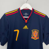 Shop 2010/11 SPAIN DAVID VILLA #7 AWAY SHIRT (S) ADIDAS, classic football shirts, vintage football shirts & retro soccer jerseys at Cult Kits