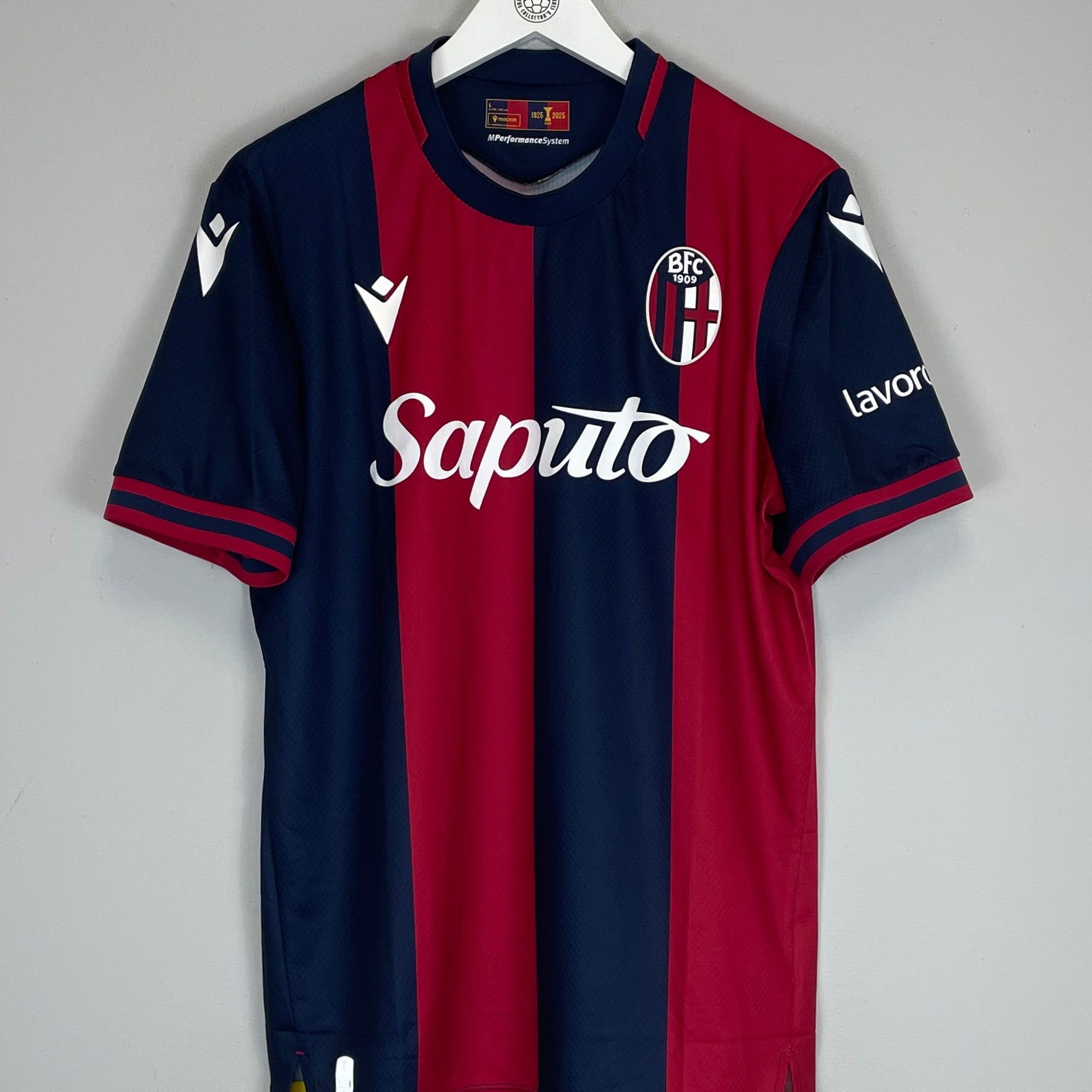 Shop 2024/25 BOLOGNA HOME SHIRT (L) MACRON, classic football shirts, vintage football shirts & retro soccer jerseys at Cult Kits