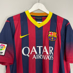 Shop 2013/14 BARCELONA MESSI #10 HOME SHIRT (L) NIKE, classic football shirts, vintage football shirts & retro soccer jerseys at Cult Kits