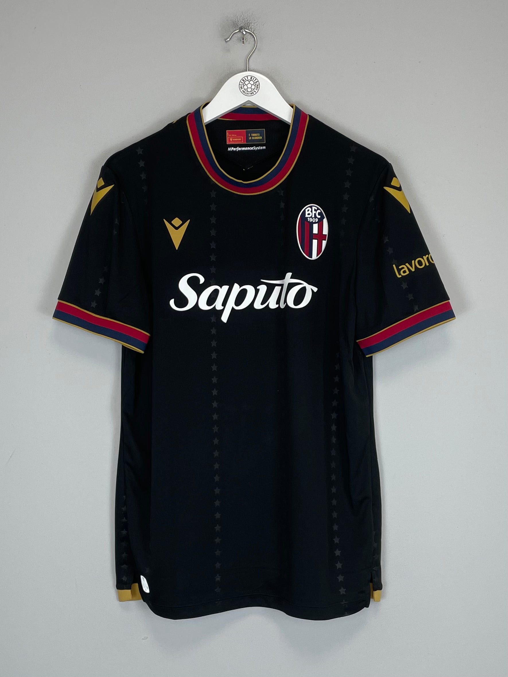 Shop 2024/25 BOLOGNA FOURTH SHIRT (L) MACRON, classic football shirts, vintage football shirts & retro soccer jerseys at Cult Kits