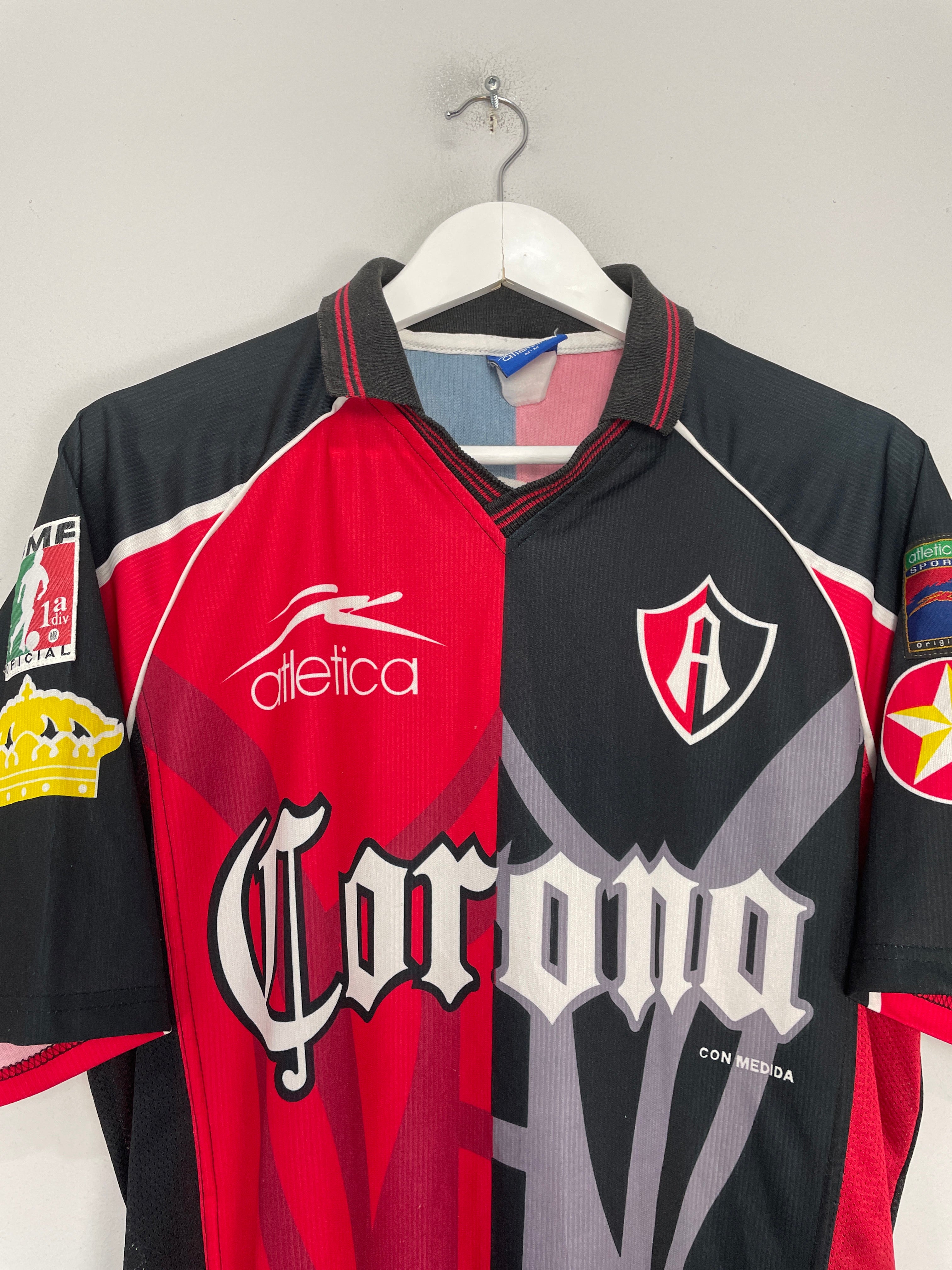 Shop 1998/99 ATLAS HOME SHIRT (M) ATLETICA, classic football shirts, vintage football shirts & retro soccer jerseys at Cult Kits