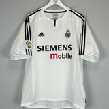 2003/04 REAL MADRID FIGO #10 HOME SHIRT (XL) ADIDAS