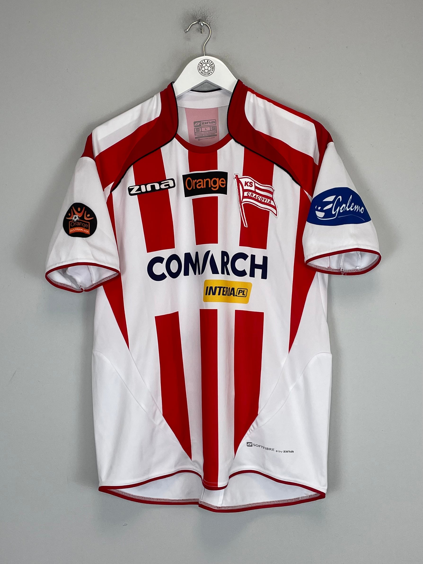 Shop 2008/09 CRACOVIA HOME SHIRT (L) ZINA, classic football shirts, vintage football shirts & retro soccer jerseys at Cult Kits