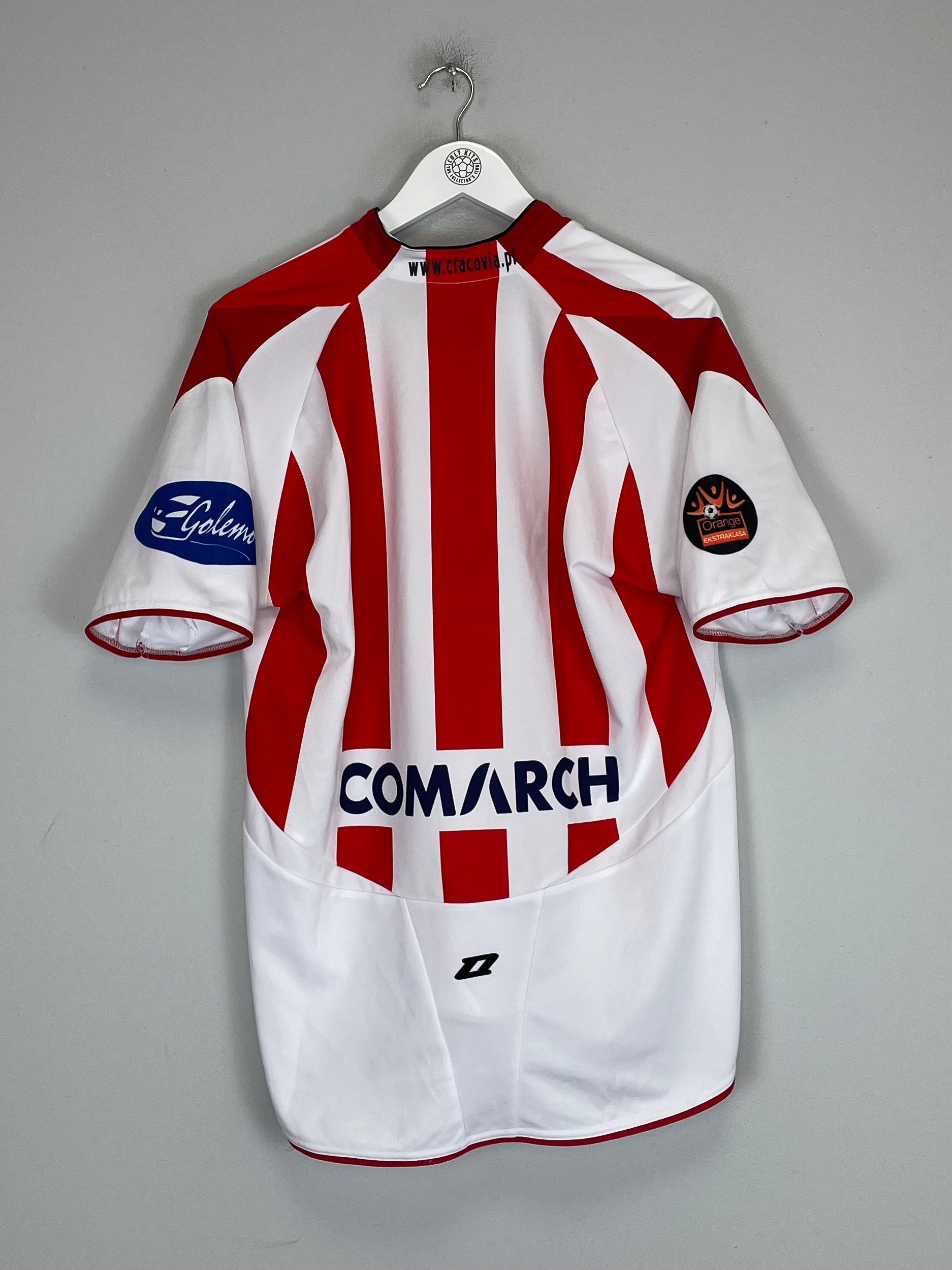 Shop 2008/09 CRACOVIA HOME SHIRT (L) ZINA, classic football shirts, vintage football shirts & retro soccer jerseys at Cult Kits