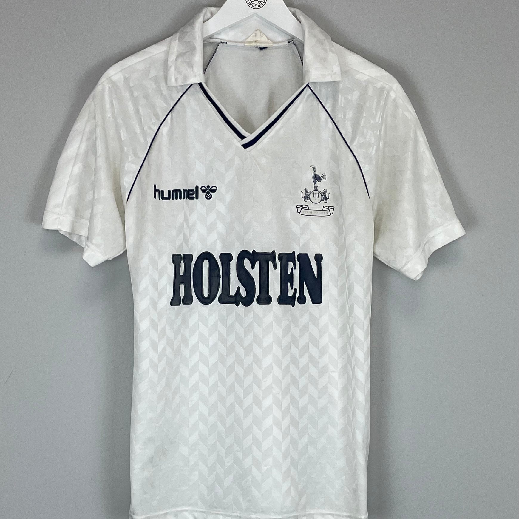 Shop 1987/89 TOTTENHAM HOME SHIRT (M) HUMMEL, classic football shirts, vintage football shirts & retro soccer jerseys at Cult Kits