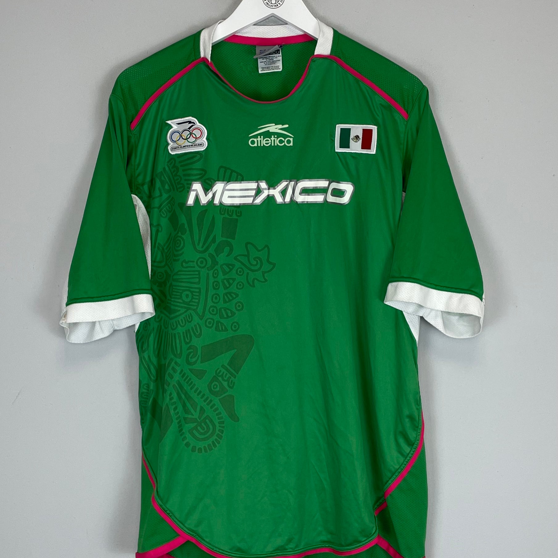 Shop 2004 MEXICO OLYMPICS SHIRT (L) ATLETICA, classic football shirts, vintage football shirts & retro soccer jerseys at Cult Kits