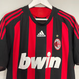 2008/09 AC MILAN MALDINI #3 HOME SHIRT (M) ADIDAS