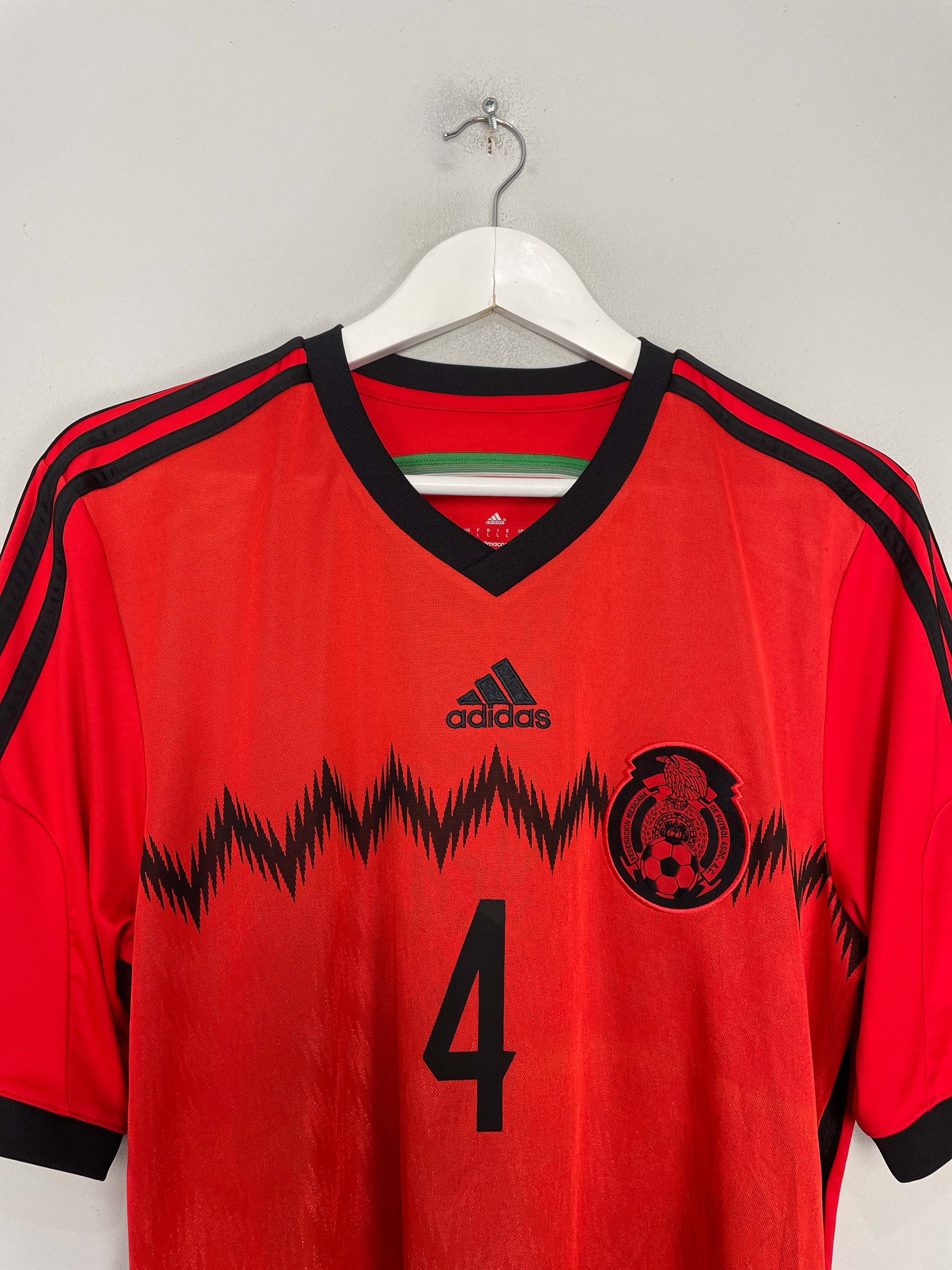 Shop 2014/15 MEXICO R.MARQUEZ #4 AWAY SHIRT (L) ADIDAS, classic football shirts, vintage football shirts & retro soccer jerseys at Cult Kits
