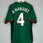 Shop 2001/02 MEXICO R.MARQUEZ #4 HOME SHIRT (XXL) ATLETICA, classic football shirts, vintage football shirts & retro soccer jerseys at Cult Kits