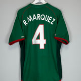 Shop 2001/02 MEXICO R.MARQUEZ #4 HOME SHIRT (XXL) ATLETICA, classic football shirts, vintage football shirts & retro soccer jerseys at Cult Kits