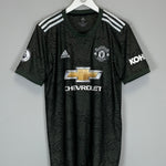 2020/21 Manchester United Van De Beek #34 away shirt (M) by Adidas, excellent condition, black with gold logo.
