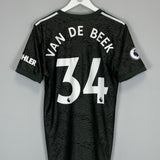 Manchester United 2020/21 away shirt, Van De Beek #34, excellent condition, size medium, Adidas.
