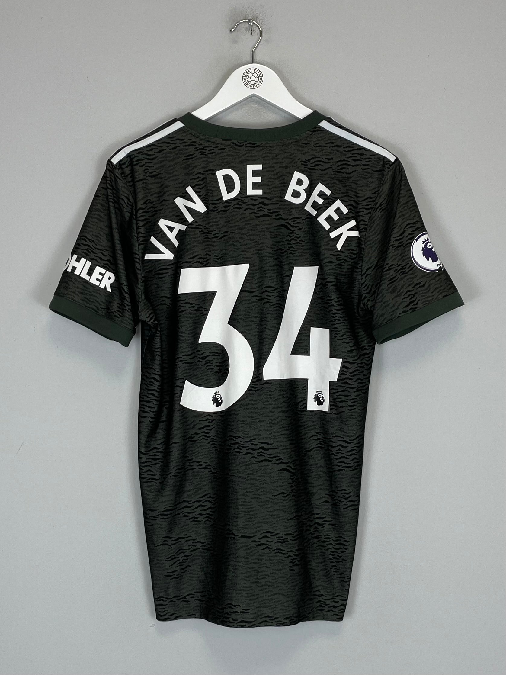 Manchester United 2020/21 away shirt, Van De Beek #34, excellent condition, size medium, Adidas.