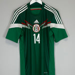 Shop 2014 MEXICO J.HERNANDEZ #14 HOME SHIRT (M) ADIDAS, classic football shirts, vintage football shirts & retro soccer jerseys at Cult Kits