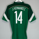 Shop 2014 MEXICO J.HERNANDEZ #14 HOME SHIRT (M) ADIDAS, classic football shirts, vintage football shirts & retro soccer jerseys at Cult Kits