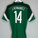 Shop 2014 MEXICO J.HERNANDEZ #14 HOME SHIRT (M) ADIDAS, classic football shirts, vintage football shirts & retro soccer jerseys at Cult Kits