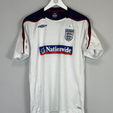 Shop 2007/08 ENGLAND TRAINING SHIRT (L) UMBRO, classic football shirts, vintage football shirts & retro soccer jerseys at Cult Kits