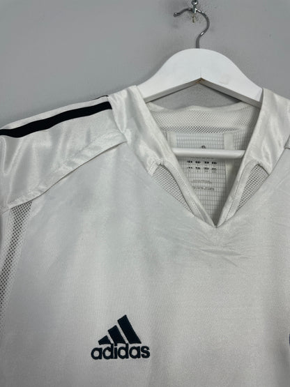 2004/05 REAL MADRID RONALDO #9 *PLAYER ISSUE* HOME SHIRT (L) ADIDAS