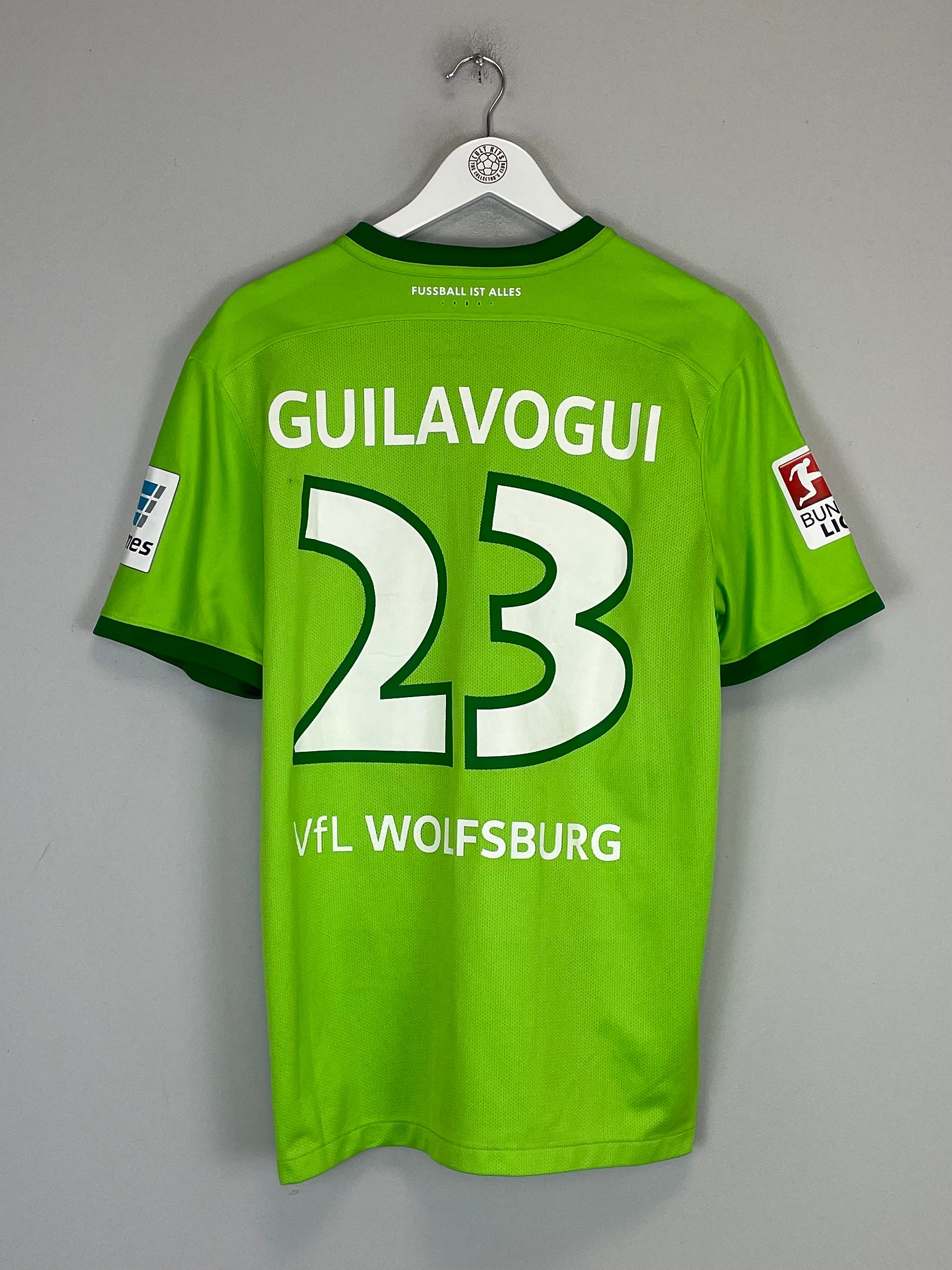 Shop 2016/17 WOLFSBURG GUILAVOGUI #23 HOME SHIRT (L) NIKE, classic football shirts, vintage football shirts & retro soccer jerseys at Cult Kits
