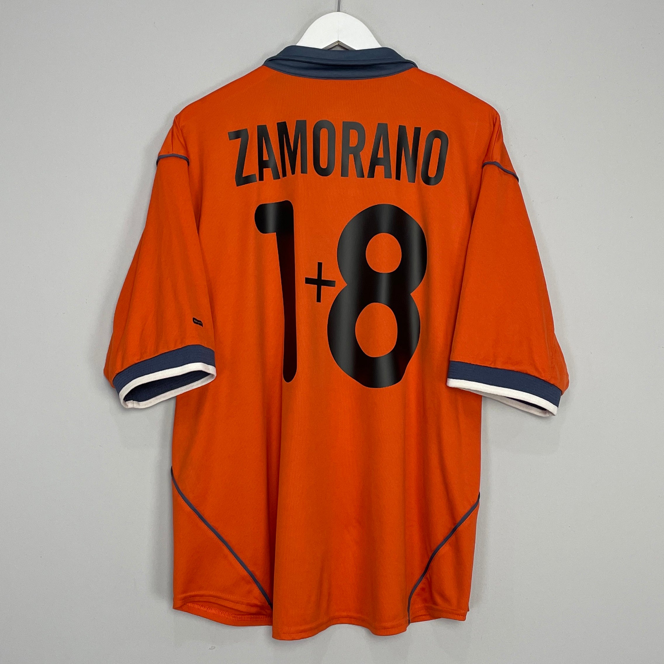 Shop 2000/01 INTER MILAN ZAMORANO # 1+8 THIRD SHIRT (XL) NIKE, classic football shirts, vintage football shirts & retro soccer jerseys at Cult Kits