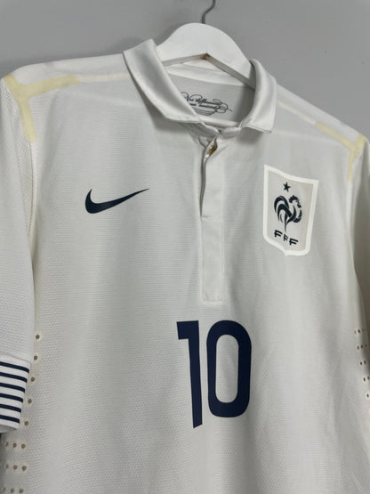 2012/13 FRANCE BENZEMA #10 *PLAYER ISSUE* AWAY SHIRT (L) ADIDAS