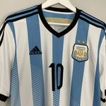 Shop 2014/15 ARGENTINA MESSI #10 HOME SHIRT (M) ADIDAS, classic football shirts, vintage football shirts & retro soccer jerseys at Cult Kits