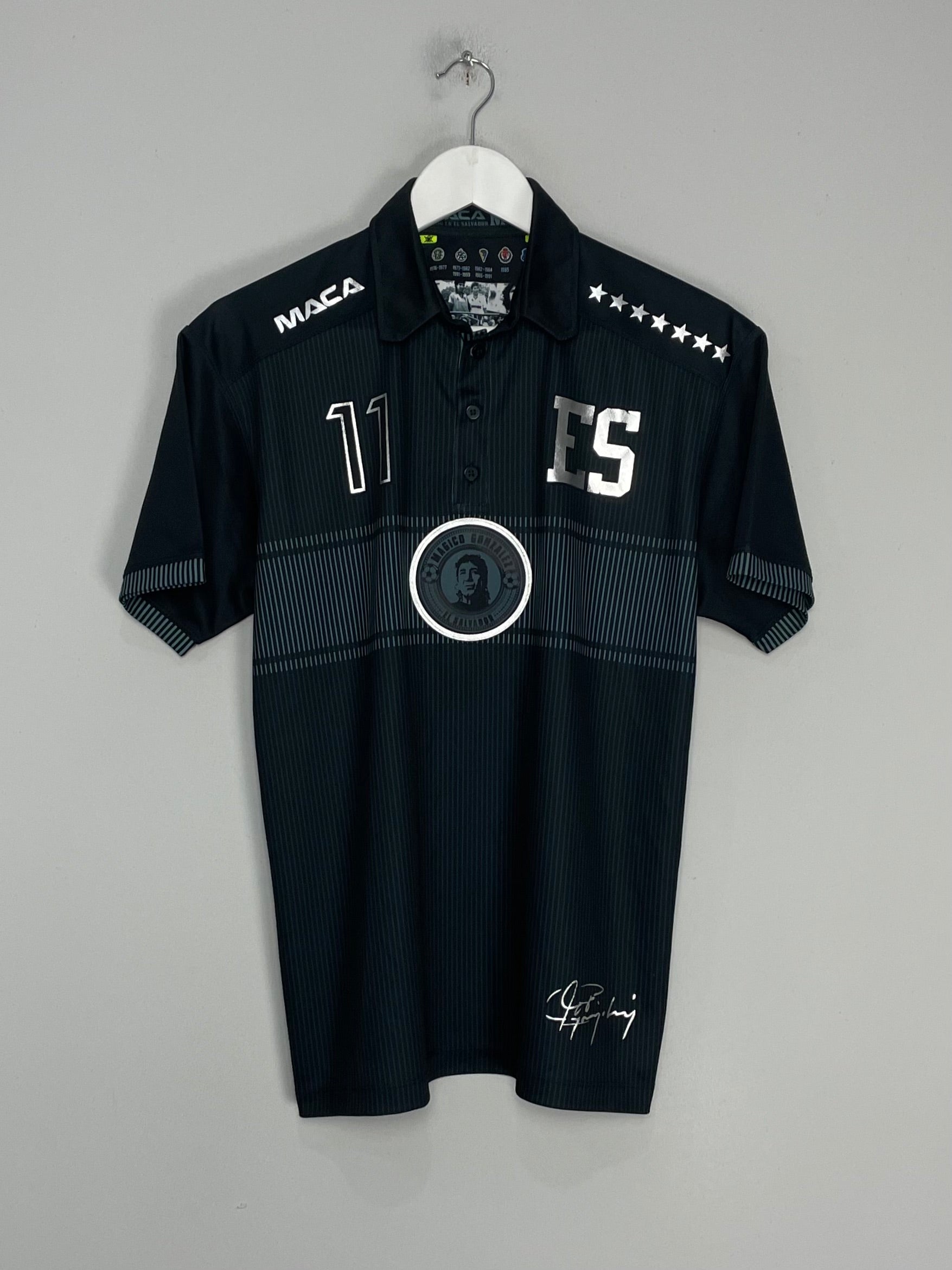 Shop EL SALVADOR MAGICO #11 TRIBUTE SHIRT (S) MACA, classic football shirts, vintage football shirts & retro soccer jerseys at Cult Kits