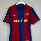 Shop 2007/08 BARCELONA RONALDINHO #10 HOME SHIRT (S) NIKE, classic football shirts, vintage football shirts & retro soccer jerseys at Cult Kits