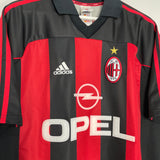 Shop 2000/02 AC MILAN SHEVCHENKO #7 HOME SHIRT (L) ADIDAS, classic football shirts, vintage football shirts & retro soccer jerseys at Cult Kits