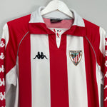 Shop 1998/99 ATHLETIC BILBAO #4 L/S HOME SHIRT (S) KAPPA, classic football shirts, vintage football shirts & retro soccer jerseys at Cult Kits