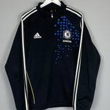 Shop 2011/12 CHELSEA 1/4 ZIP TRAINING TOP (L) ADIDAS, classic football shirts, vintage football shirts & retro soccer jerseys at Cult Kits