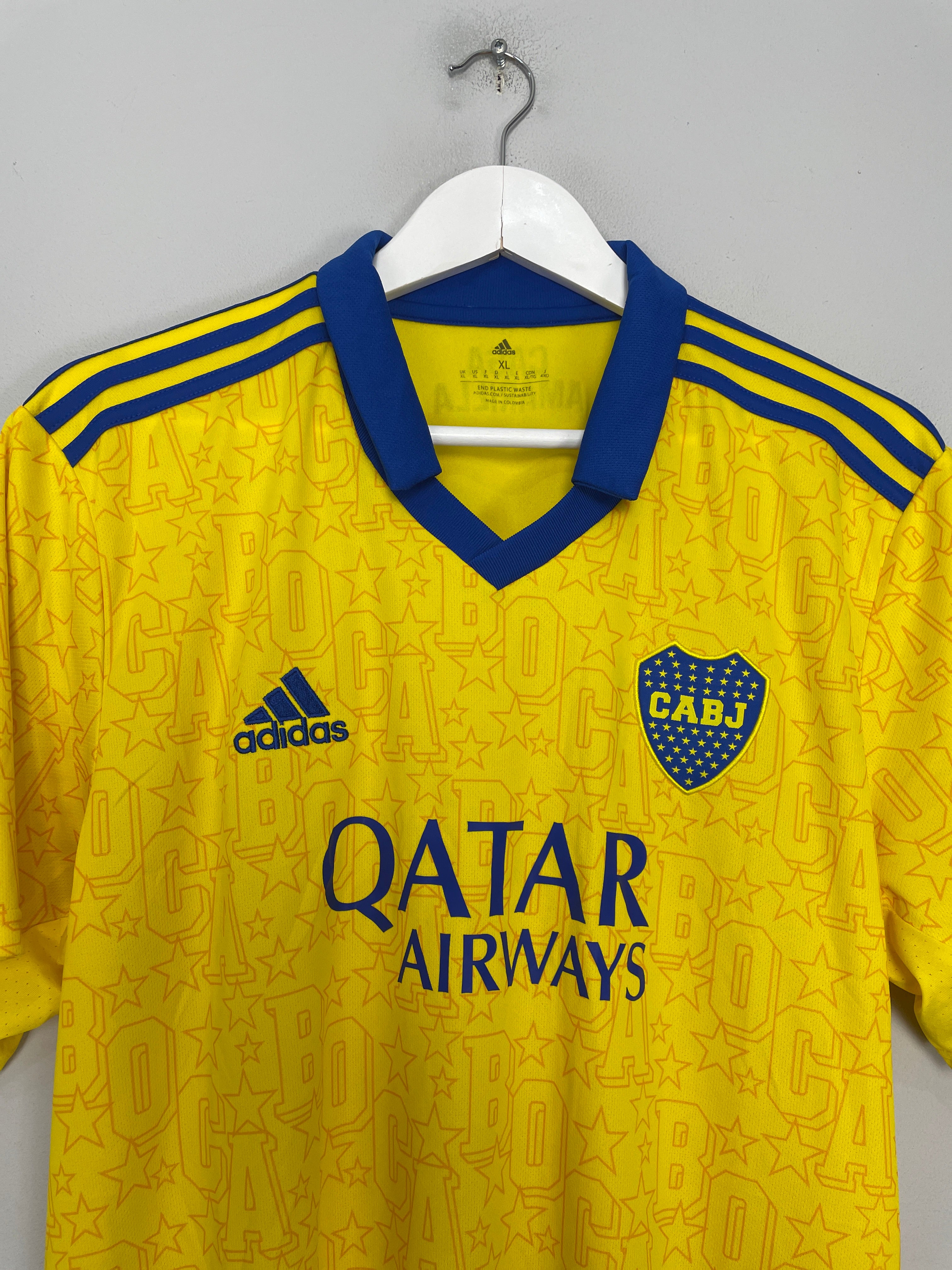 Shop 2022/23 BOCA JUNIORS THIRD SHIRT (XL) ADIDAS, classic football shirts, vintage football shirts & retro soccer jerseys at Cult Kits