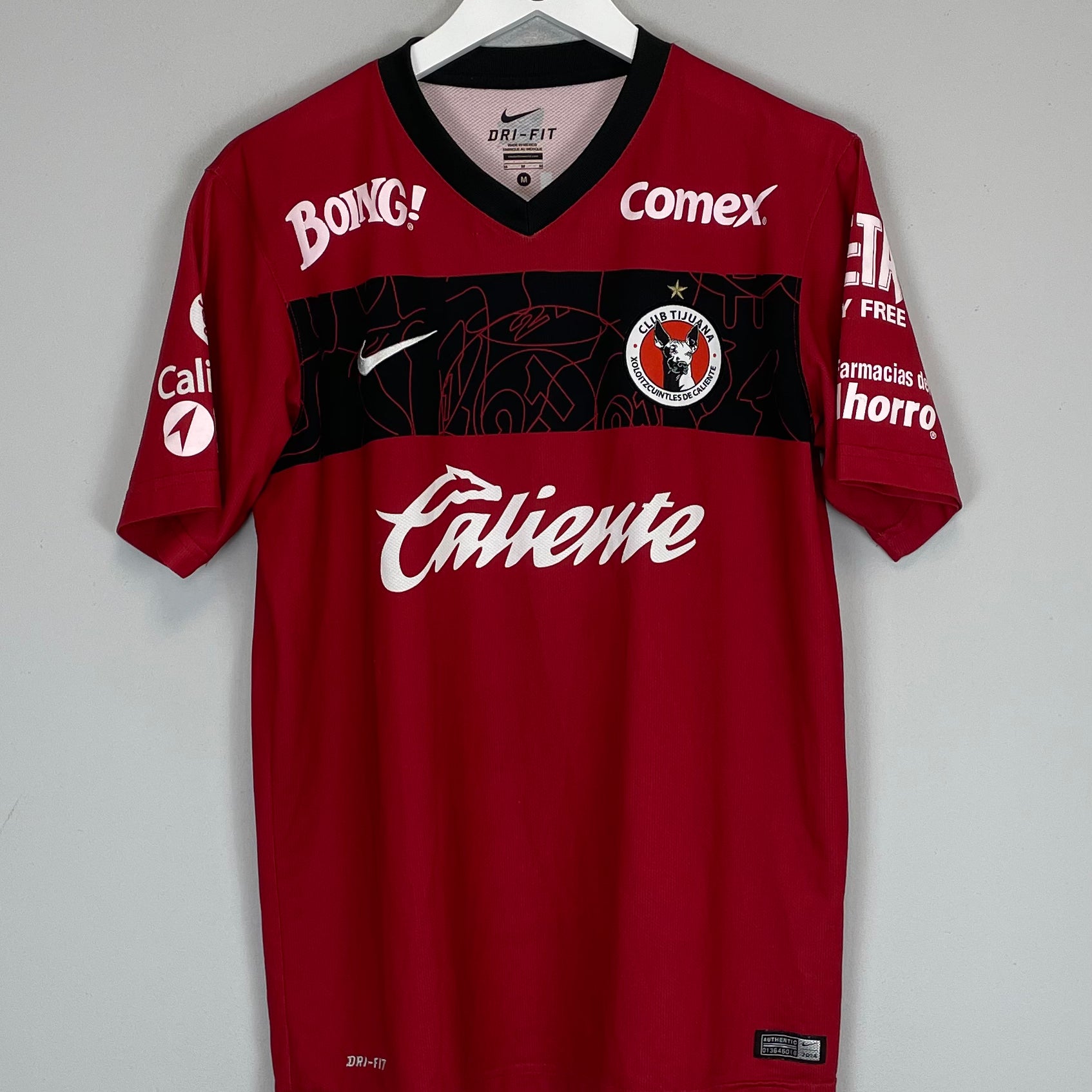 Shop 2014/15 CLUB TIJUANA HOME SHIRT (M) NIKE, classic football shirts, vintage football shirts & retro soccer jerseys at Cult Kits