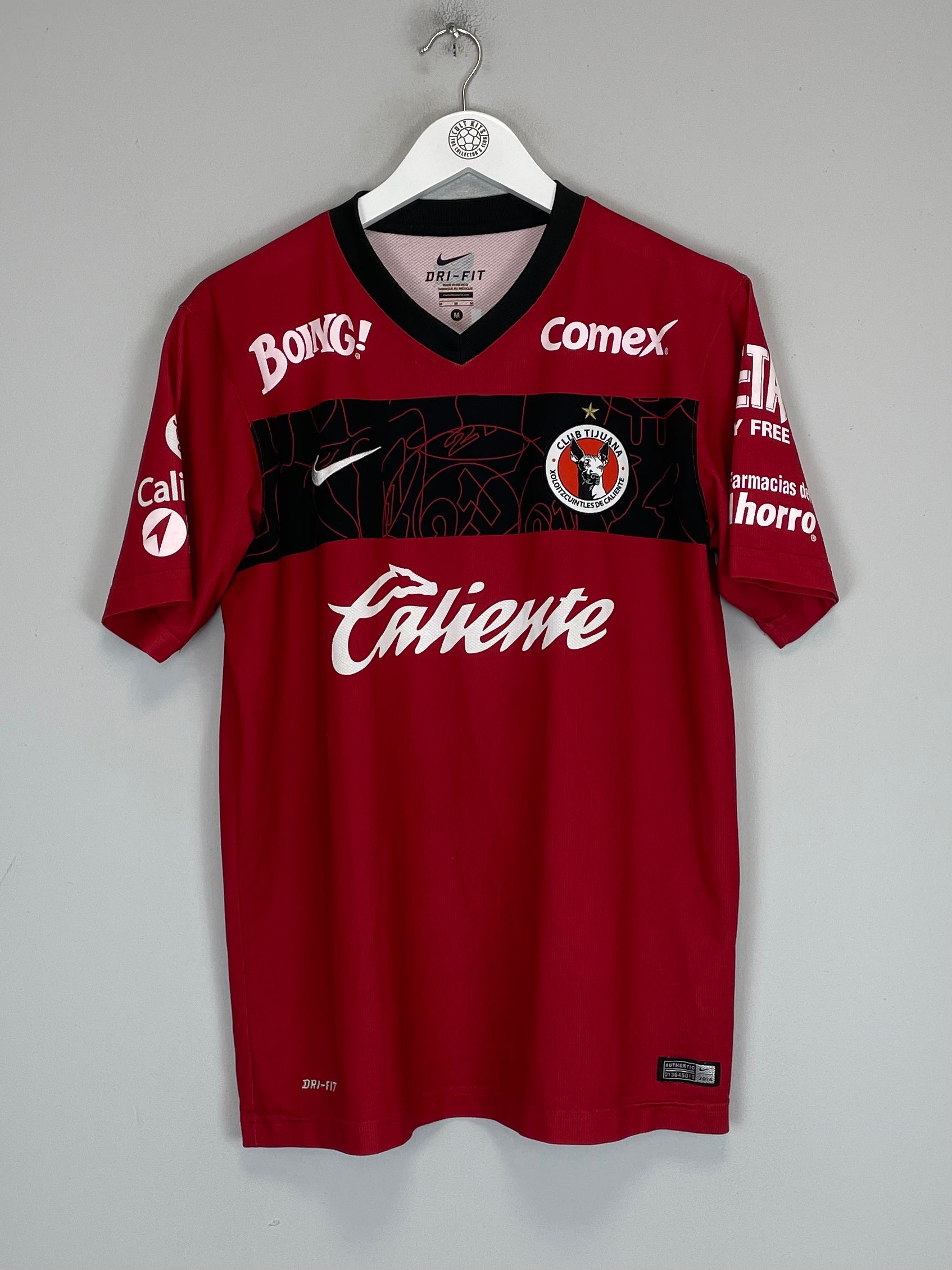 Shop 2014/15 CLUB TIJUANA HOME SHIRT (M) NIKE, classic football shirts, vintage football shirts & retro soccer jerseys at Cult Kits
