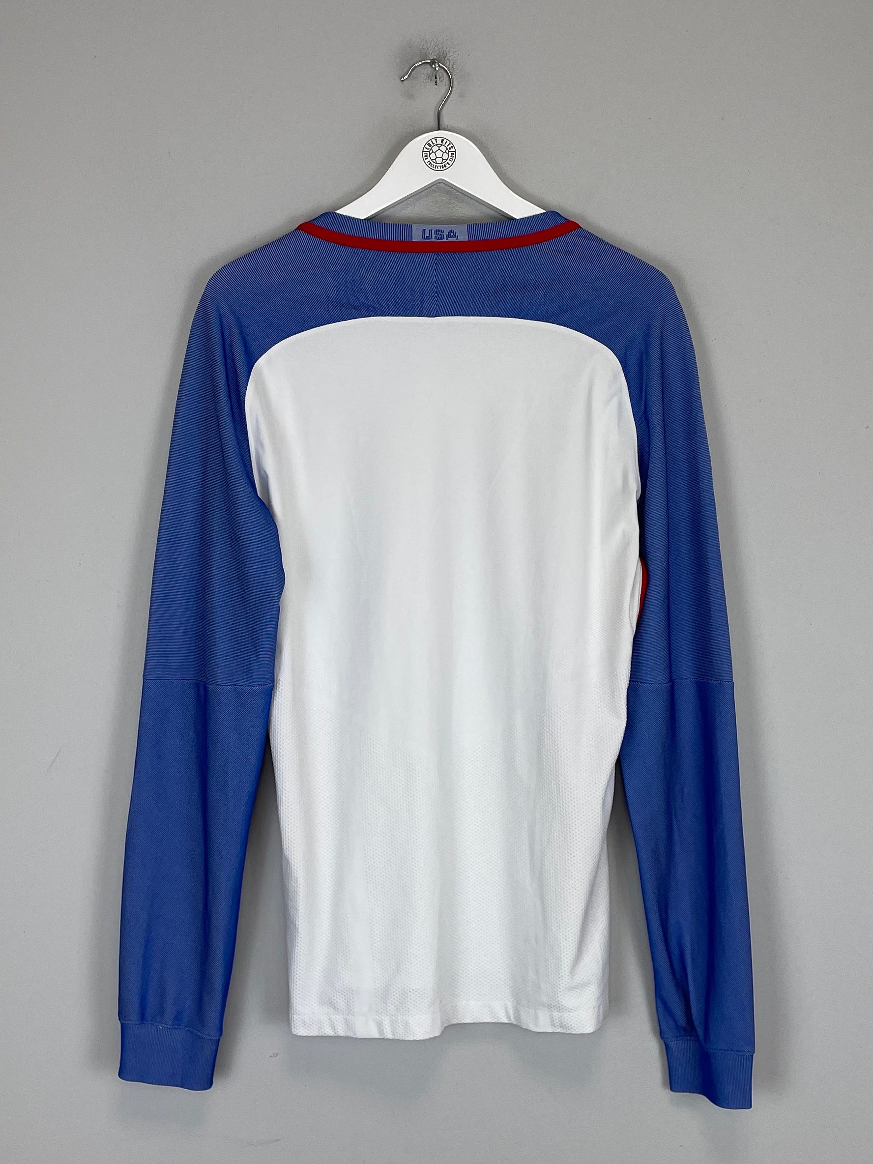 Shop 2016/17 USA *PLAYER ISSUE* L/S HOME SHIRT (L) NIKE, classic football shirts, vintage football shirts & retro soccer jerseys at Cult Kits