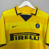 Shop 2003/04 INTER MILAN ADRIANO #10 AWAY SHIRT (M) NIKE, classic football shirts, vintage football shirts & retro soccer jerseys at Cult Kits