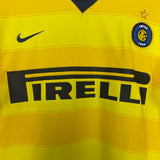 Shop 2003/04 INTER MILAN ADRIANO #10 AWAY SHIRT (M) NIKE, classic football shirts, vintage football shirts & retro soccer jerseys at Cult Kits