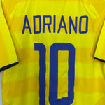 Shop 2003/04 INTER MILAN ADRIANO #10 AWAY SHIRT (M) NIKE, classic football shirts, vintage football shirts & retro soccer jerseys at Cult Kits