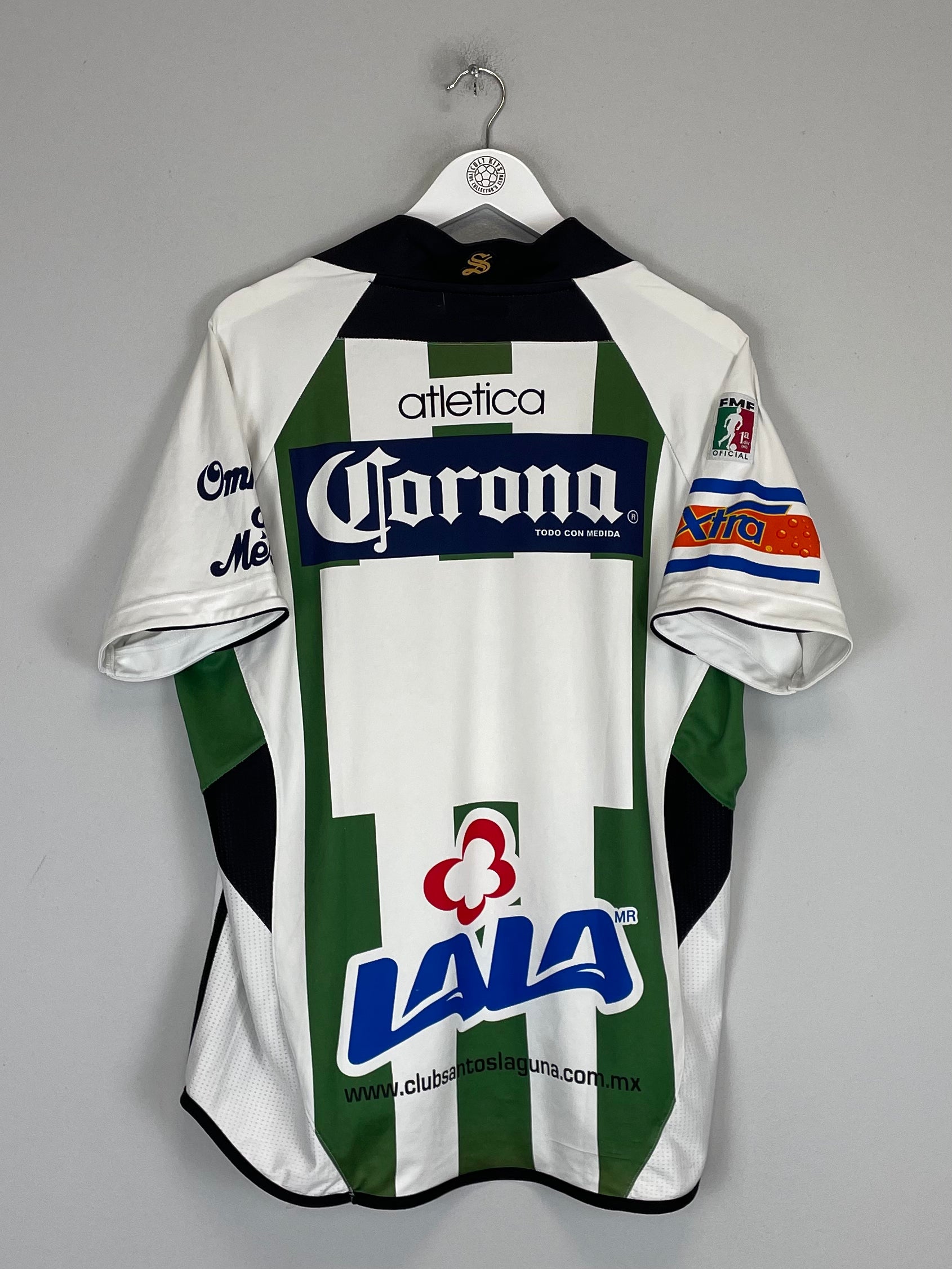 Shop 2008/09 SANTOS LAGUNA HOME SHIRT (L) ATLETICA, classic football shirts, vintage football shirts & retro soccer jerseys at Cult Kits