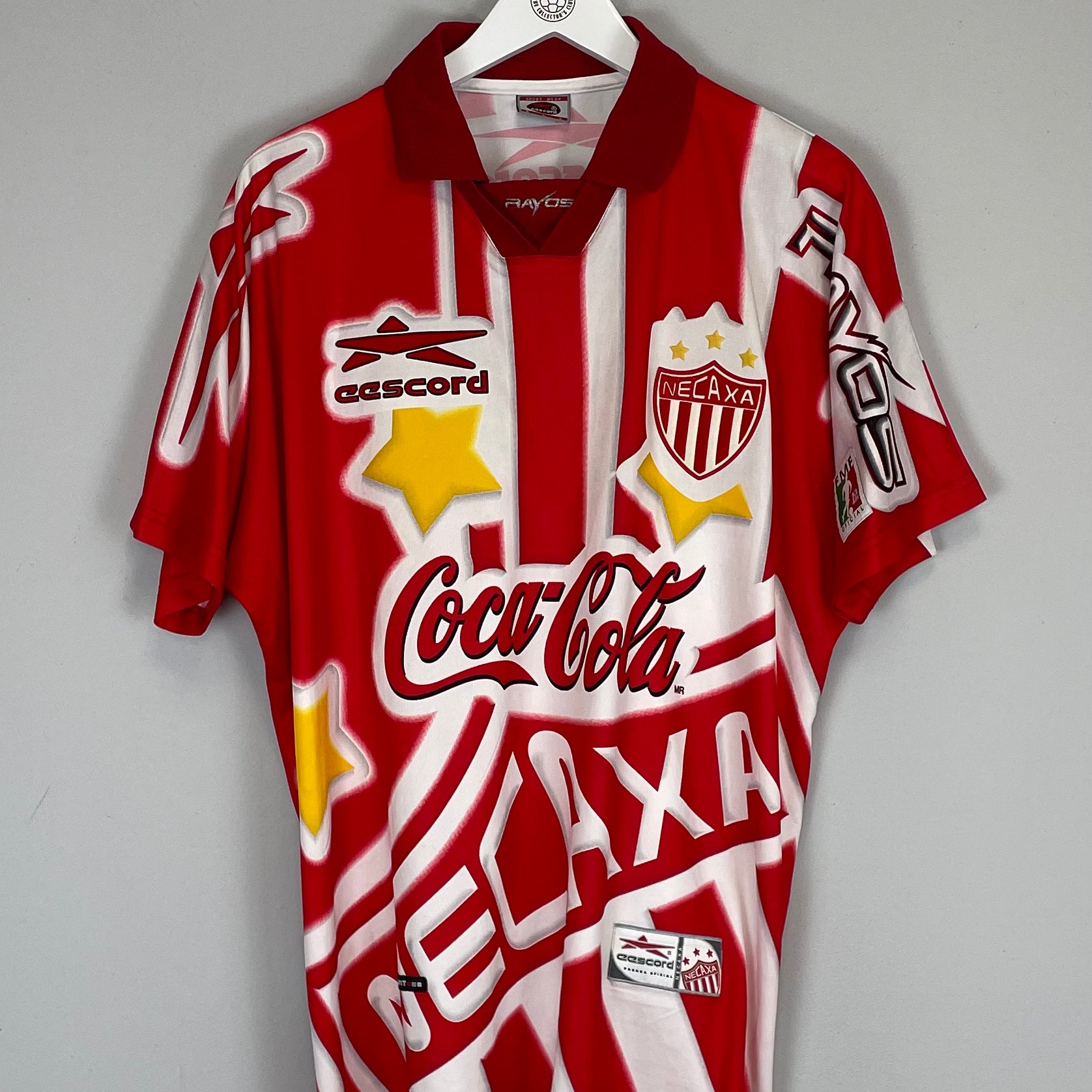 Shop 1999/00 NECAXA THIRD SHIRT (L) EESCORD, classic football shirts, vintage football shirts & retro soccer jerseys at Cult Kits