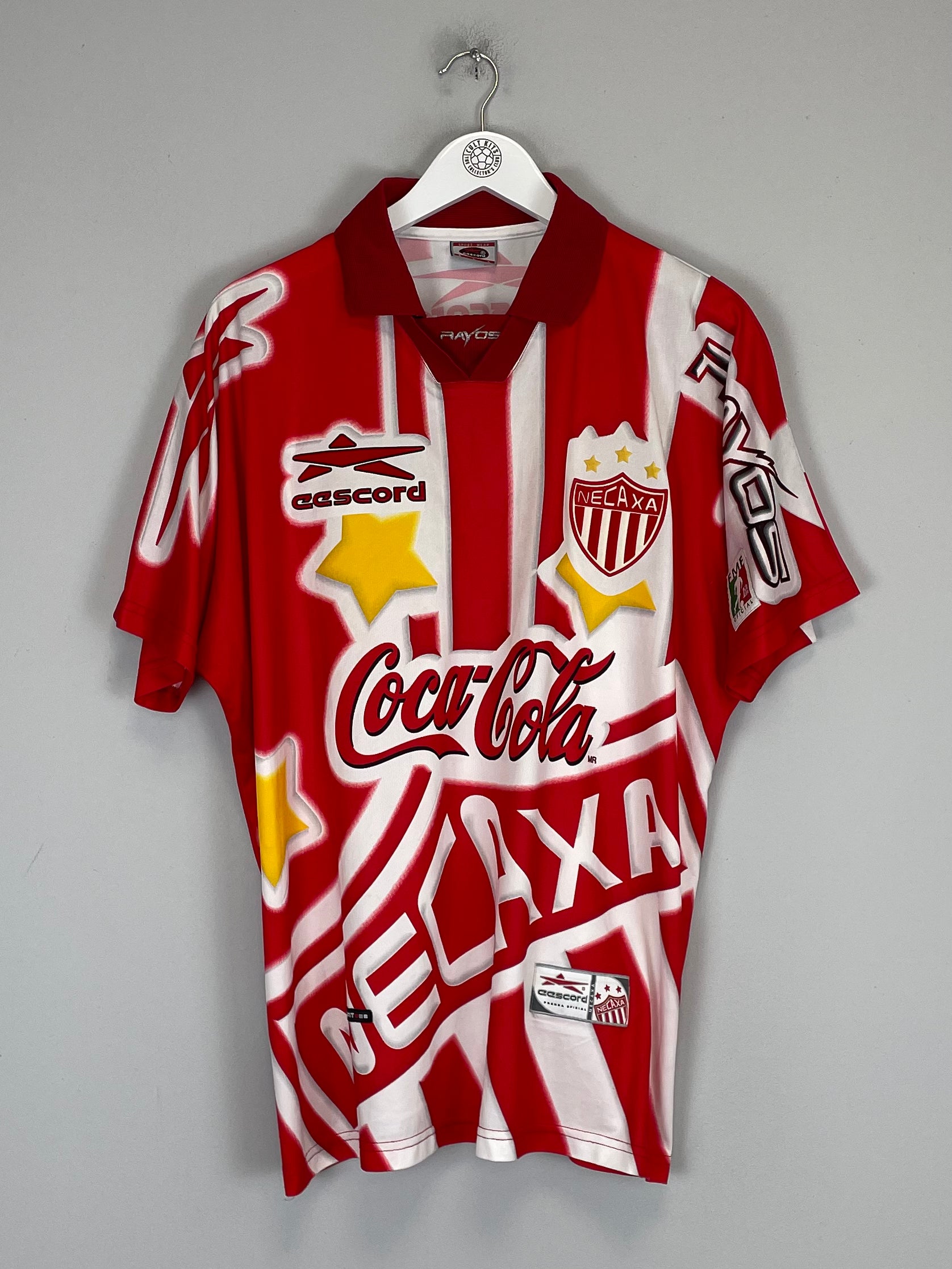 Shop 1999/00 NECAXA THIRD SHIRT (L) EESCORD, classic football shirts, vintage football shirts & retro soccer jerseys at Cult Kits