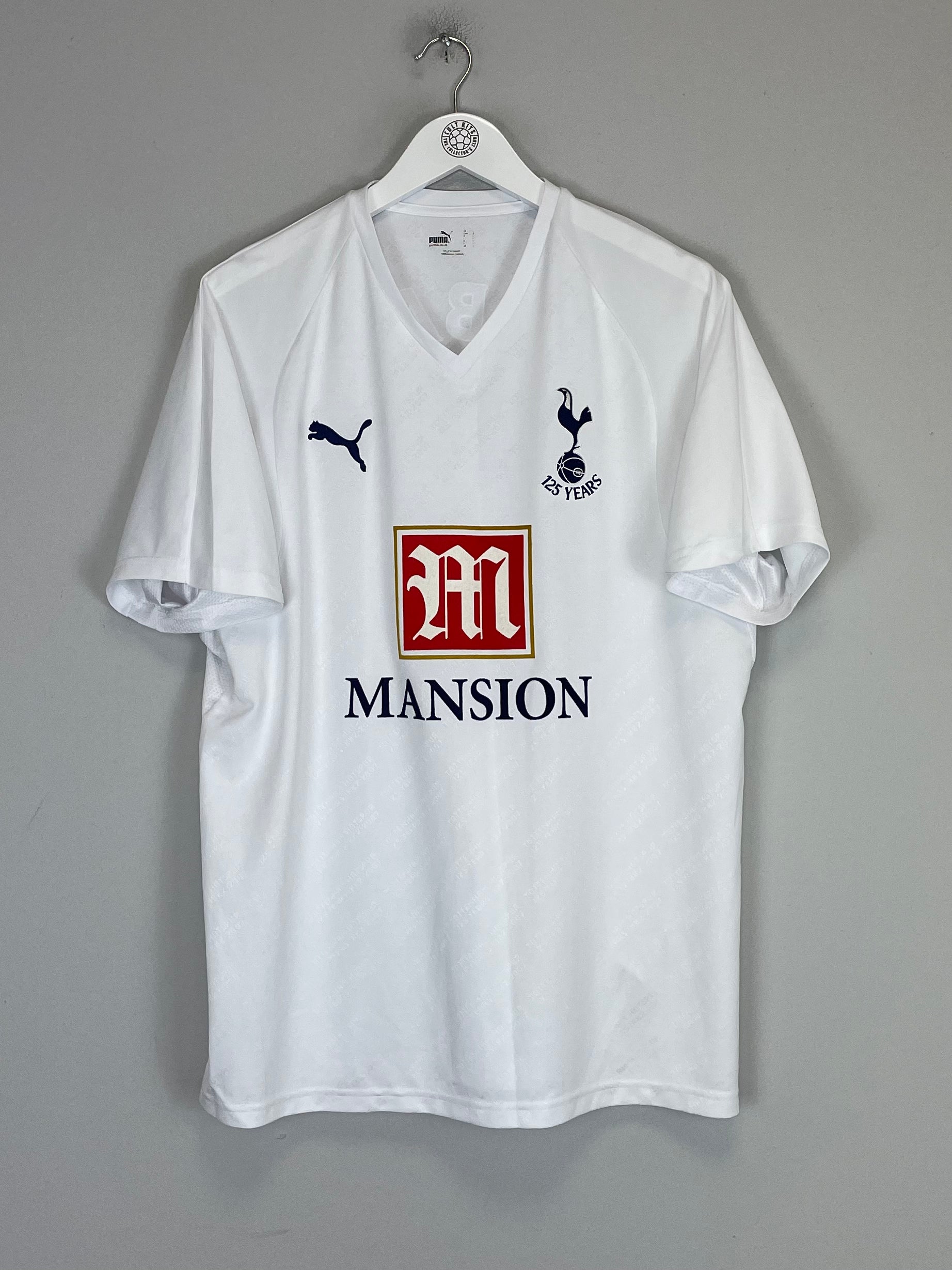 Shop 2007/08 TOTTENHAM BERBATOV #9 *125 YEARS* HOME SHIRT (L) PUMA, classic football shirts, vintage football shirts & retro soccer jerseys at Cult Kits