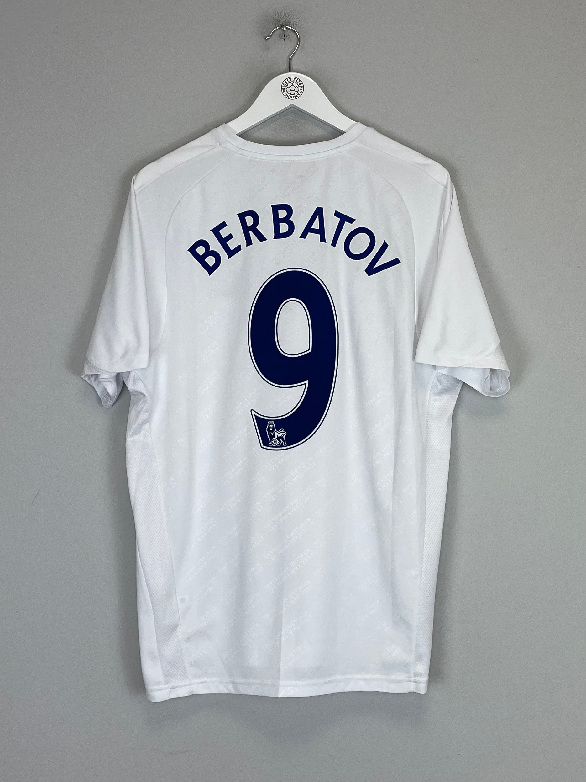 Shop 2007/08 TOTTENHAM BERBATOV #9 *125 YEARS* HOME SHIRT (L) PUMA, classic football shirts, vintage football shirts & retro soccer jerseys at Cult Kits