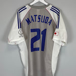 Shop 2002/04 JAPAN MATSUDA #21 AWAY SHIRT (XL) ADIDAS, classic football shirts, vintage football shirts & retro soccer jerseys at Cult Kits