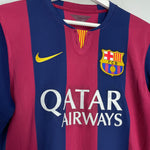 Shop 2014/15 BARCELONA MESSI #10 HOME SHIRT (M) NIKE, classic football shirts, vintage football shirts & retro soccer jerseys at Cult Kits