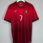 Shop 2014/15 PORTUGAL RONALDO #7 HOME SHIRT (XL) NIKE, classic football shirts, vintage football shirts & retro soccer jerseys at Cult Kits